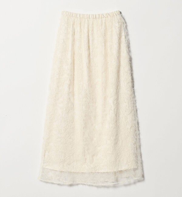 UNITED ARROWS green label relaxing「シアー レース ギャザー スカート」|スカート|