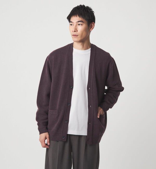 UNITED ARROWS green label relaxing「ハミルトン ウール ナイロン カーディガン」|カーディガン|DK.BROWN