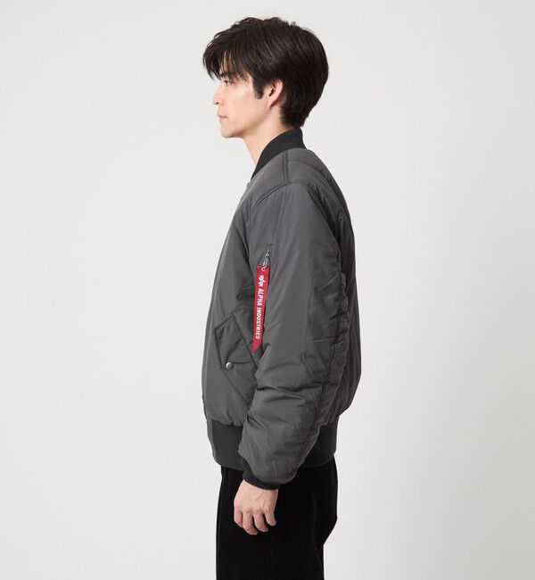UNITED ARROWS green label relaxing「【別注】＜ALPHA INDUSTRIES＞リバーシブル MA-1 フライトジャケット ブルゾン」|ミリタリージャケット|