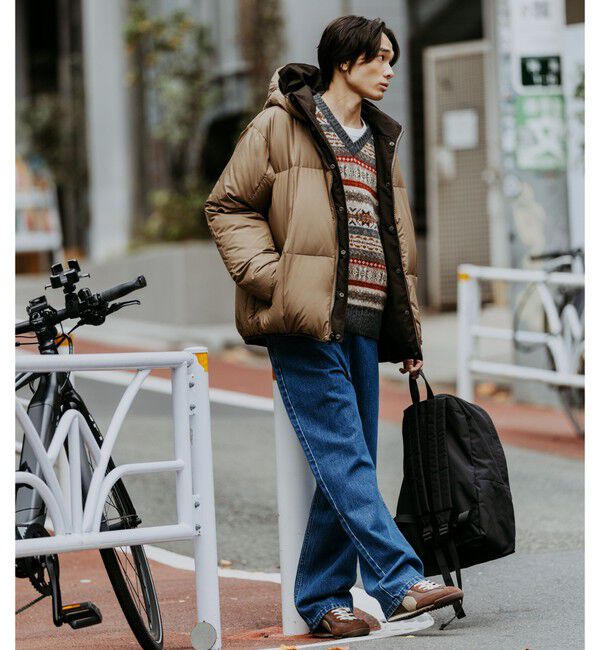 UNITED ARROWS green label relaxing「【別注】＜TAION＞リバーシブル ダウン フーディ ジャケット」|ダウン|