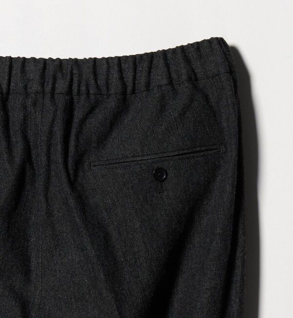 UNITED ARROWS green label relaxing「DC W/LI デニムライク ワイド 1プリーツ イージーパンツ」|スラックス|