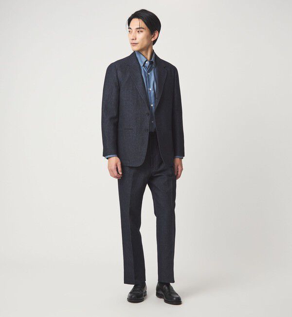 UNITED ARROWS green label relaxing「DC W/LI デニムライク 3B 01 ジャケット」|テーラードジャケット|