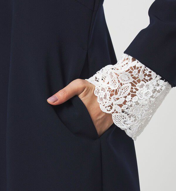 UNITED ARROWS green label relaxing「［size SHORTあり］ソデレース 2WAY ワンピース」|ワンピース|