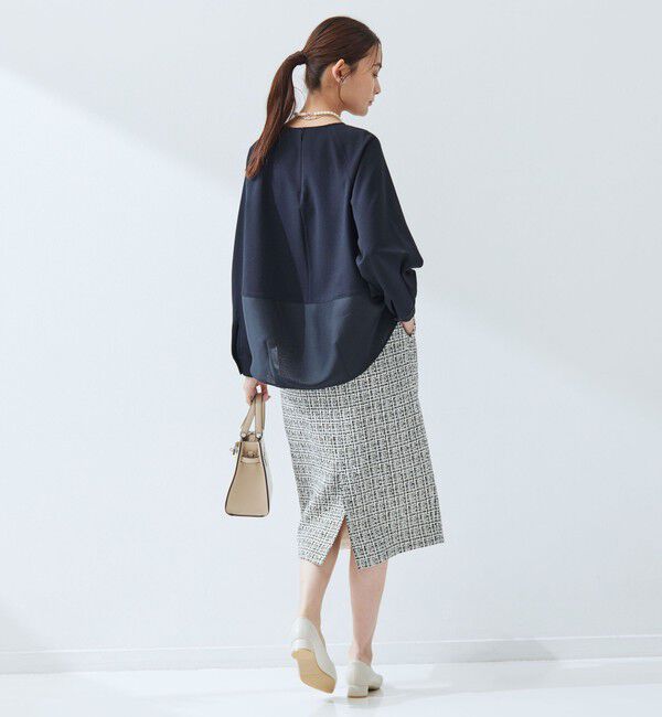 UNITED ARROWS green label relaxing「ツイードライク タイト スカート」|タイト|