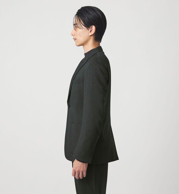 UNITED ARROWS green label relaxing「A+ ポリエステルツイード 2B スタンダード 2P ジャケット -ウォッシャブル・ストレッチ-」|テーラードジャケット|