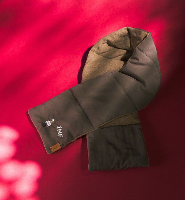 UNITED ARROWS green label relaxing「【別注】＜INFIELDER DESIGN＞BEAR  パデッド マフラー」|マフラー|DK.BROWN