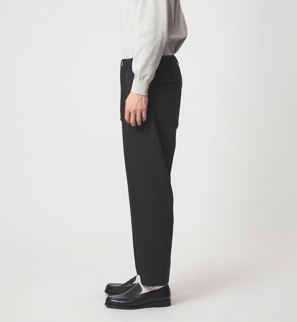 UNITED ARROWS green label relaxing「A+ ジャージツイル リラックス イージー 1プリーツ スラックス -ウォッシャブル・ストレッチ-」|スラックス|