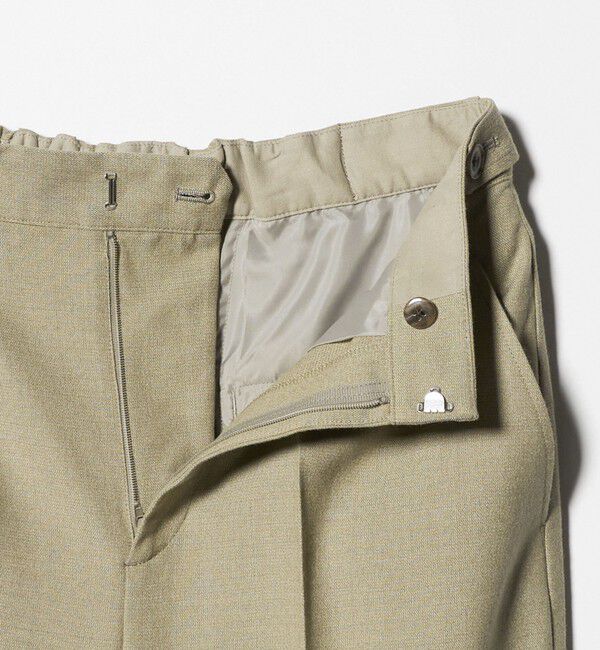 UNITED ARROWS green label relaxing「ラミーブレンド ワイド パンツ」|チノ|