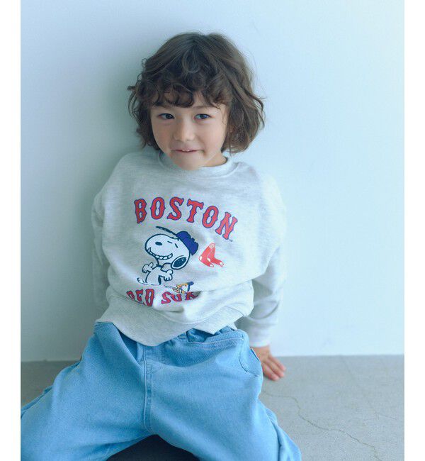 UNITED ARROWS green label relaxing「＜PEANUTS＞コラボレーション MLB 裏毛 スウェット /トレーナー / キッズ  100cm-130cm」|スウェット・ジャージ|