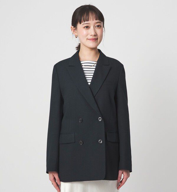 UNITED ARROWS green label relaxing「［size SHORTあり］ラミーブレンド ダブル ジャケット」|テーラードジャケット|