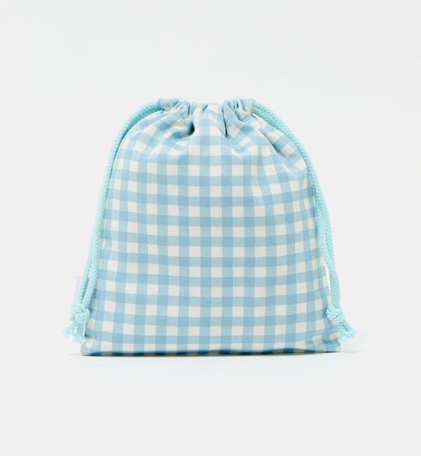UNITED ARROWS green label relaxing「巾着バッグ（小）（ギンガム） / キッズ」|その他|