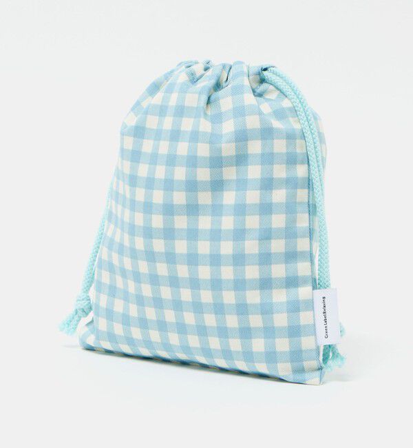 UNITED ARROWS green label relaxing「巾着バッグ（小）（ギンガム） / キッズ」|その他|