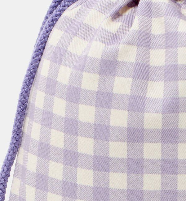 UNITED ARROWS green label relaxing「巾着バッグ（小）（ギンガム） / キッズ」|その他|