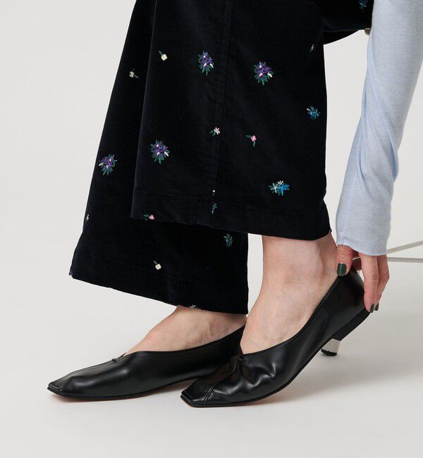 BEAUTY&YOUTH UNITED ARROWS「Vカットステッチ フラットシューズ」|バレエシューズ|