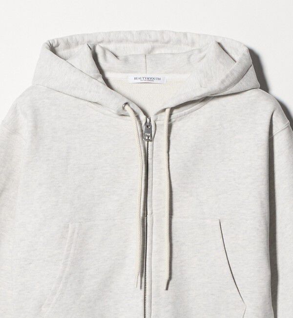 BEAUTY&YOUTH UNITED ARROWS「コットン ショートフロントジップパーカー」|カーディガン|