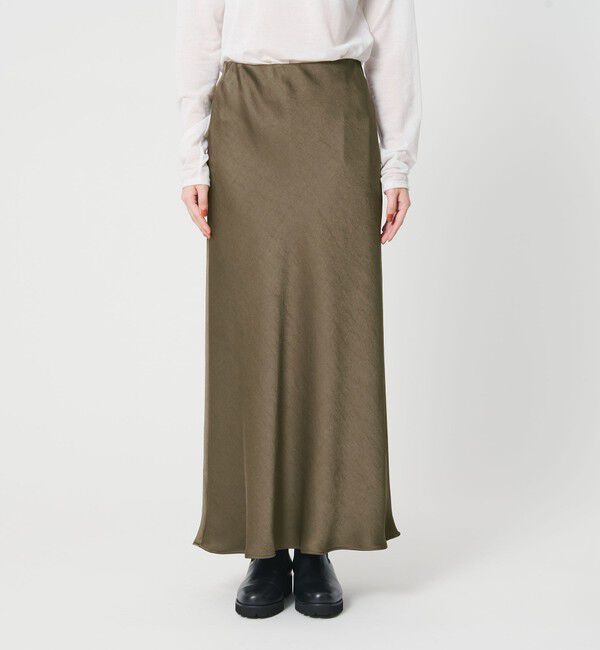 BEAUTY&YOUTH UNITED ARROWS「ポリエステルサテン マーメイドフレアスカート」|スカート|