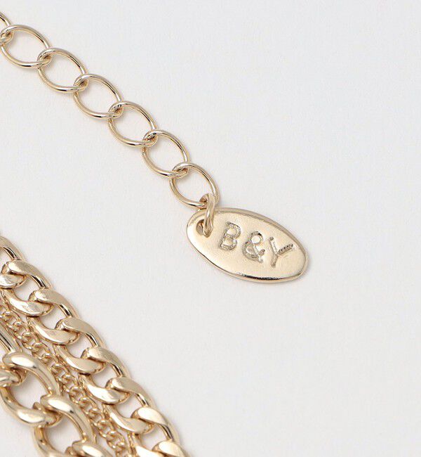 BEAUTY&YOUTH UNITED ARROWS「ミックスチェーン コインネックレス-3WAY-」|ネックレス|