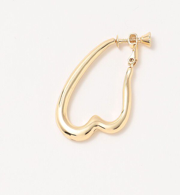 BEAUTY&YOUTH UNITED ARROWS「メタル ハートライン イヤリング」|イヤリング|