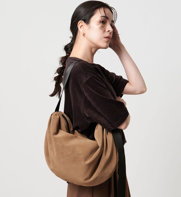 BEAUTY&YOUTH UNITED ARROWS「ギャザー ラウンド ショルダーバッグ」|ショルダー・メッセンジャー|