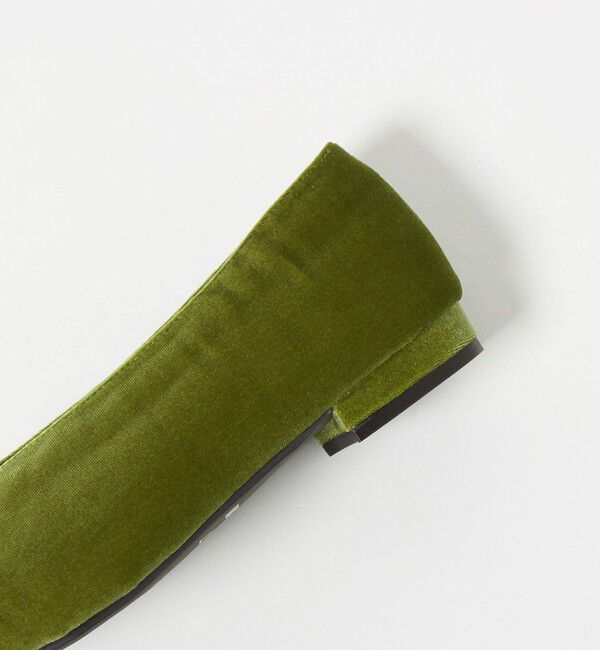 BEAUTY&YOUTH UNITED ARROWS「ギャザートゥ ベルベット フラットシューズ」|ローファー|