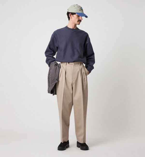 STEVEN ALAN「＜Steven Alan＞ ウエポン ニドム イン ツープリーツ ドレス トラウザーズ」|チノ|