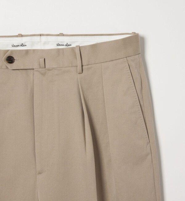 STEVEN ALAN「＜Steven Alan＞ ウエポン ニドム イン ツープリーツ ドレス トラウザーズ」|チノ|