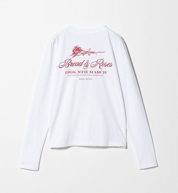 BEAUTY&YOUTH UNITED ARROWS「【別注】＜WAVE UNION＞プリントロングスリーブTシャツ」|Tシャツ・カットソー|