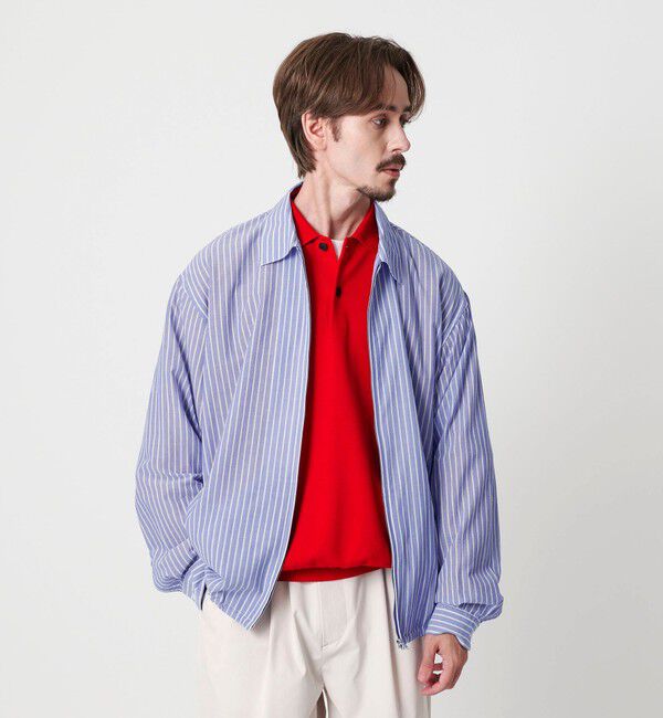 BEAUTY&YOUTH UNITED ARROWS「ボイル シアー ジップ シャツ」|シャツ・ブラウス|COBALT