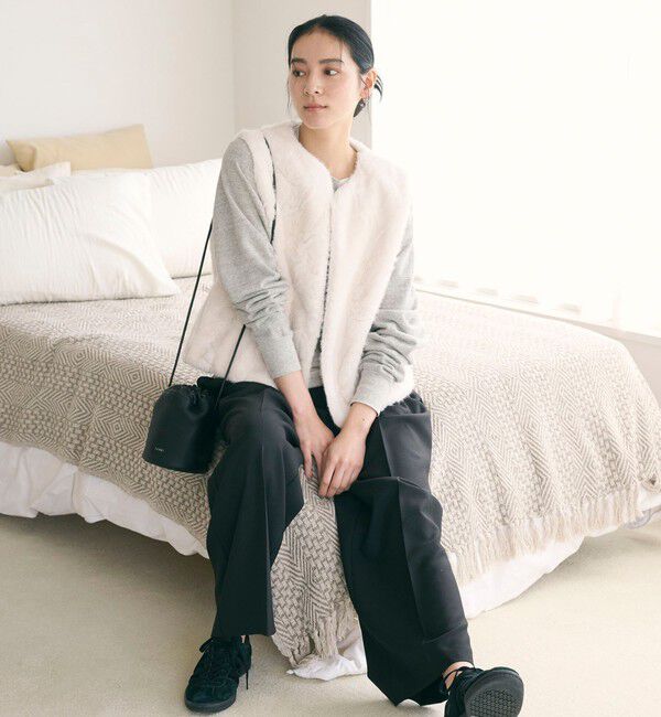 BEAUTY&YOUTH UNITED ARROWS「フェイクファー ベスト」|ベスト・ジレ|