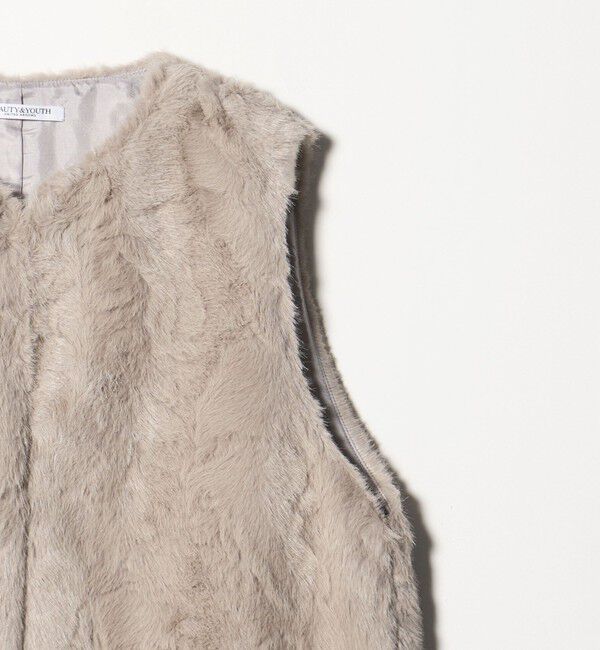 BEAUTY&YOUTH UNITED ARROWS「フェイクファー ベスト」|ベスト・ジレ|
