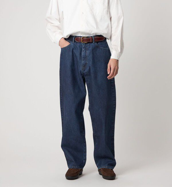 STEVEN ALAN「＜Steven Alan＞ 13.5oz デニム 5ポケット バギー テーパード パンツ」|デニム|ROYAL