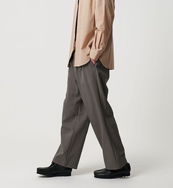 BEAUTY&YOUTH UNITED ARROWS「エアロ ツイル 2プリーツ スラックス NO.9」|チノ|