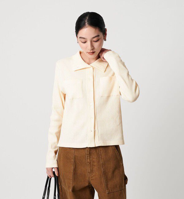 BEAUTY&YOUTH UNITED ARROWS「コットン リブハイネックカーディガン ウォッシャブル」|カーディガン|