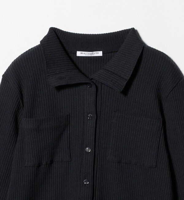 BEAUTY&YOUTH UNITED ARROWS「コットン リブハイネックカーディガン ウォッシャブル」|カーディガン|