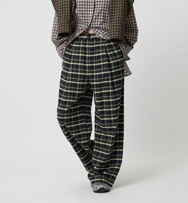 BEAUTY&YOUTH UNITED ARROWS「コットンフランネルチェック パジャマパンツ」|その他|OLIVE