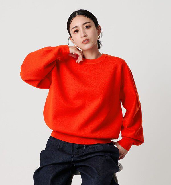 BEAUTY&YOUTH UNITED ARROWS「ポリエステルブレンド ミラノリブ プルオーバー」|ニット・セーター|ORANGE