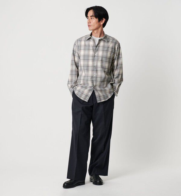 BEAUTY&YOUTH UNITED ARROWS「尾州 TW チェック レギュラーシャツ  FORM TAPERD型 ウォッシャブル MADE IN JAPAN」|シャツ・ブラウス|