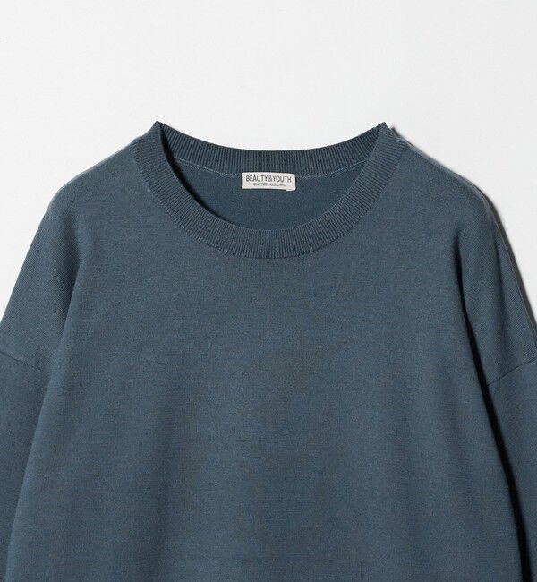 BEAUTY&YOUTH UNITED ARROWS「コットン カシミヤ ブレンド ロングスリーブ Tシャツ」|ニット・セーター|