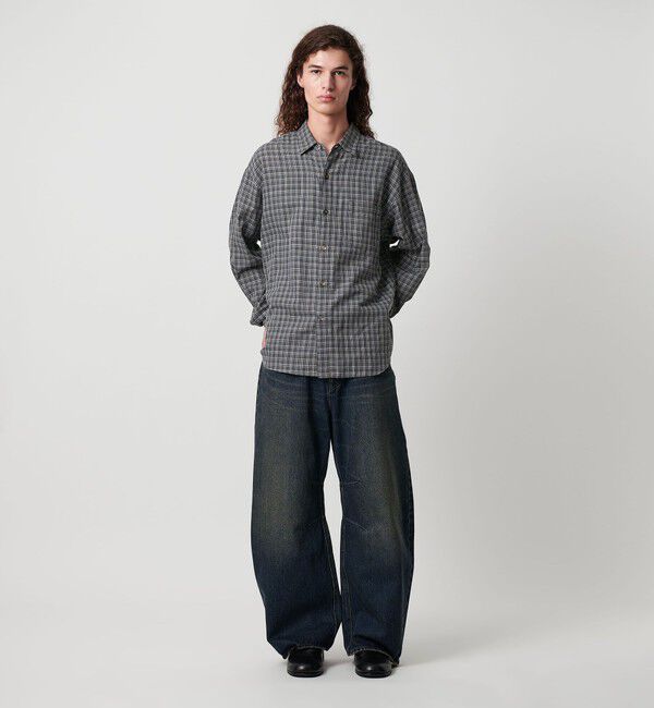 MONKEY TIME「ダブルガーゼ チェック シャツ」|シャツ・ブラウス|