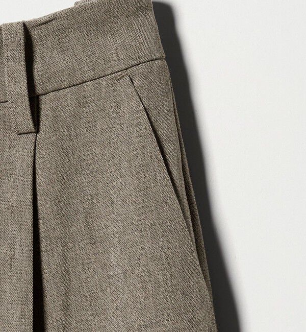 BEAUTY&YOUTH UNITED ARROWS「ポリエステルブレンド バックゴムストレートパンツ」|スラックス|