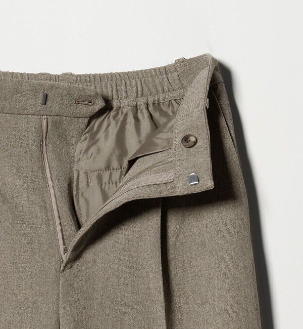 BEAUTY&YOUTH UNITED ARROWS「ポリエステルブレンド バックゴムストレートパンツ」|スラックス|