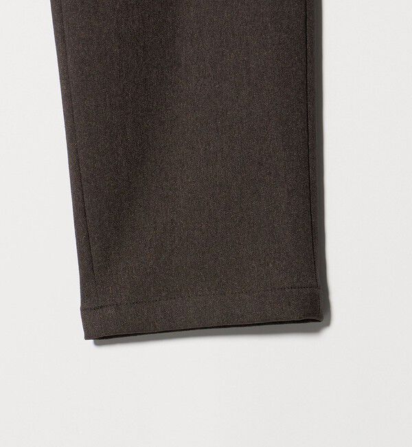 BEAUTY&YOUTH UNITED ARROWS「リサイクル ポリエステル 1プリーツ テーパード パンツ NO.3 セットアップ対応 ウォッシャブル」|チノ|