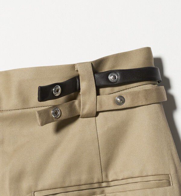 ATTISESSION「＜ATTISESSION＞ベルト 2タック ストレート パンツ 2」|その他|