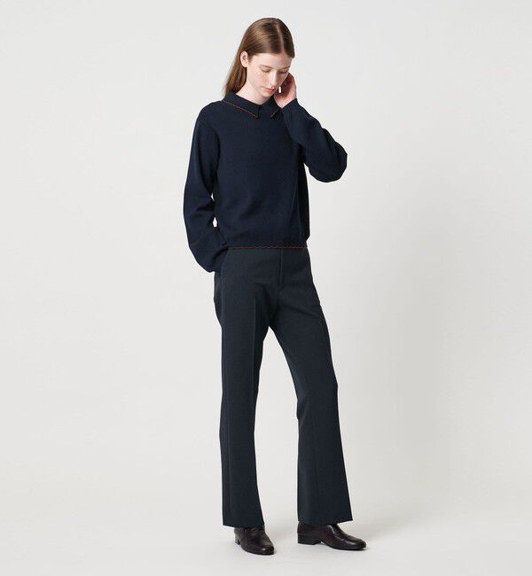 STEVEN ALAN「＜Steven Alan＞ダブルクロス フレアパンツ」|スラックス|