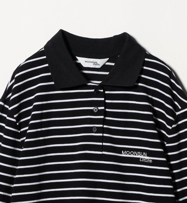 BEAUTY&YOUTH UNITED ARROWS「＜MOONSUN＞ボーダー ロングスリーブポロシャツ」|ポロシャツ|