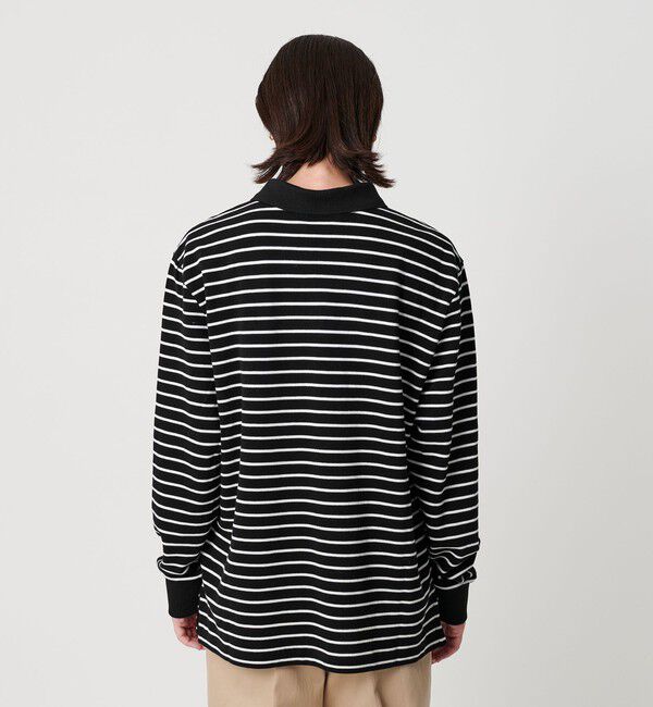 BEAUTY&YOUTH UNITED ARROWS「＜MOONSUN＞ボーダー ロングスリーブポロシャツ」|ポロシャツ|