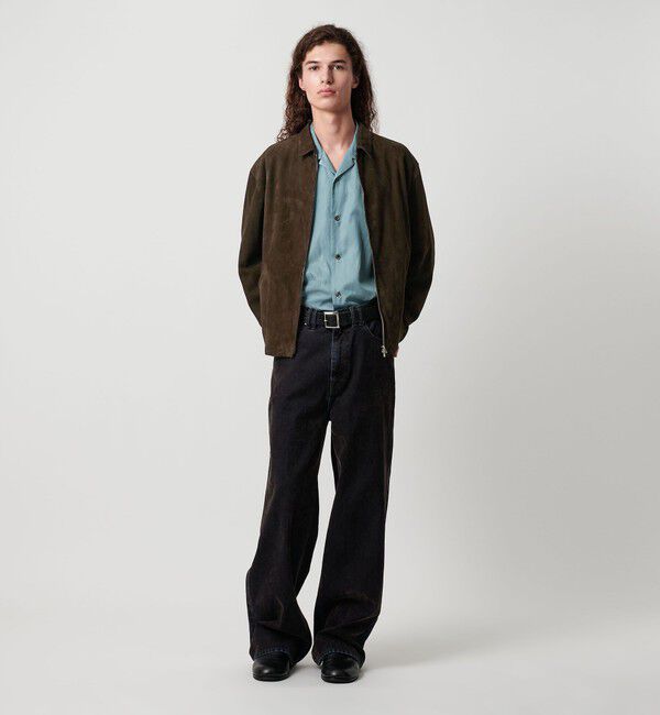 MONKEY TIME「スエード クロップド ジップ ジャケット」|その他|