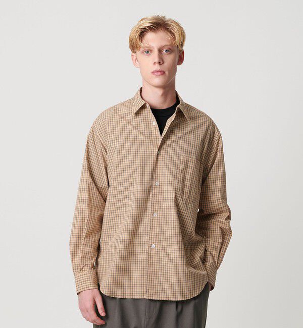 BEAUTY&YOUTH UNITED ARROWS「ファイン トラッド チェック レギュラー シャツ FORM型」|シャツ・ブラウス|CREAM