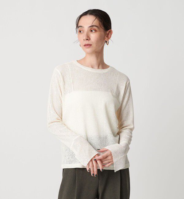 BEAUTY&YOUTH UNITED ARROWS「レースカフス ロングスリーブ カットソー」|Tシャツ・カットソー|