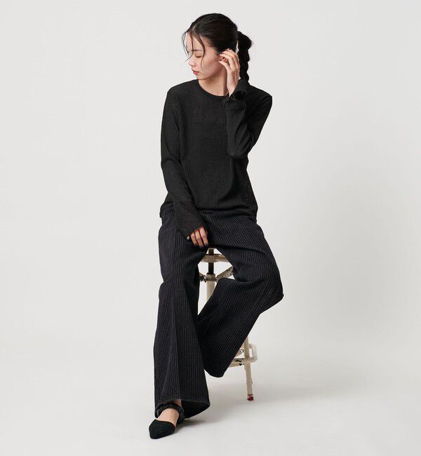 BEAUTY&YOUTH UNITED ARROWS「レースカフス ロングスリーブ カットソー」|Tシャツ・カットソー|